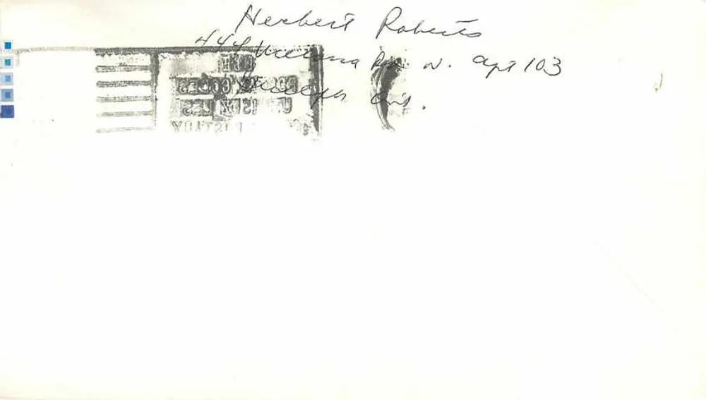 Guelph — carta postal enviada para Ottawa — Canada Post - Verso