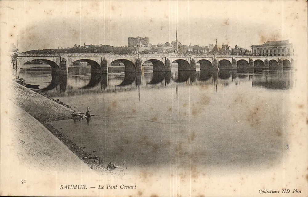 Saumur — O Ponte Cessart — Collections ND Phot - Frente