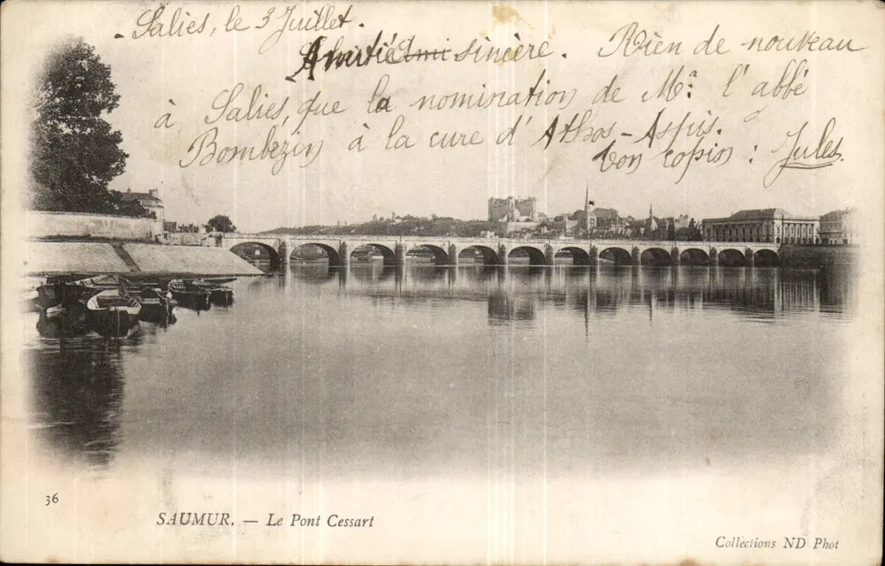Saumur — O Ponte Cessart — SAUMUR. — O Ponte Cessart - Frente