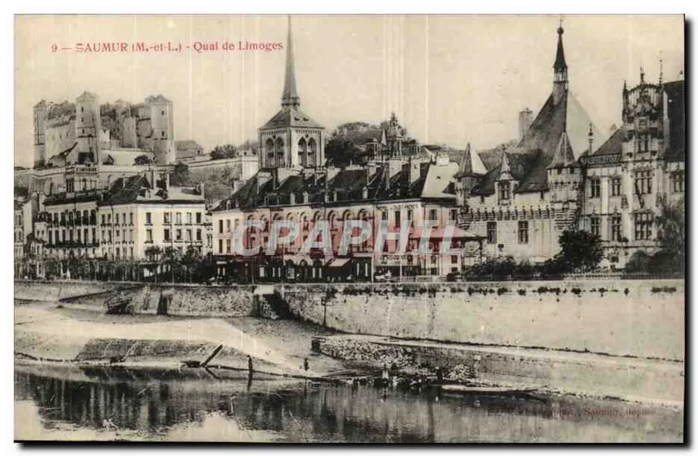 Saumur (M.-et-L.) — Quai de Limoges — editora depositada - Frente
