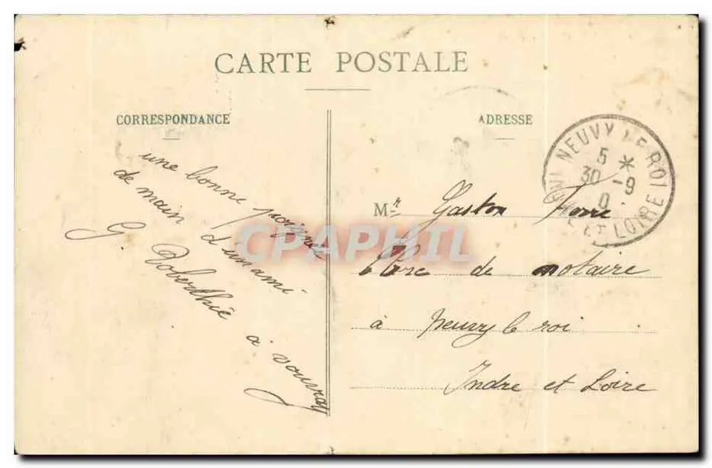 Vouvant (Loire-Atlantique) - O Velho Moinho - H. B. - Verso