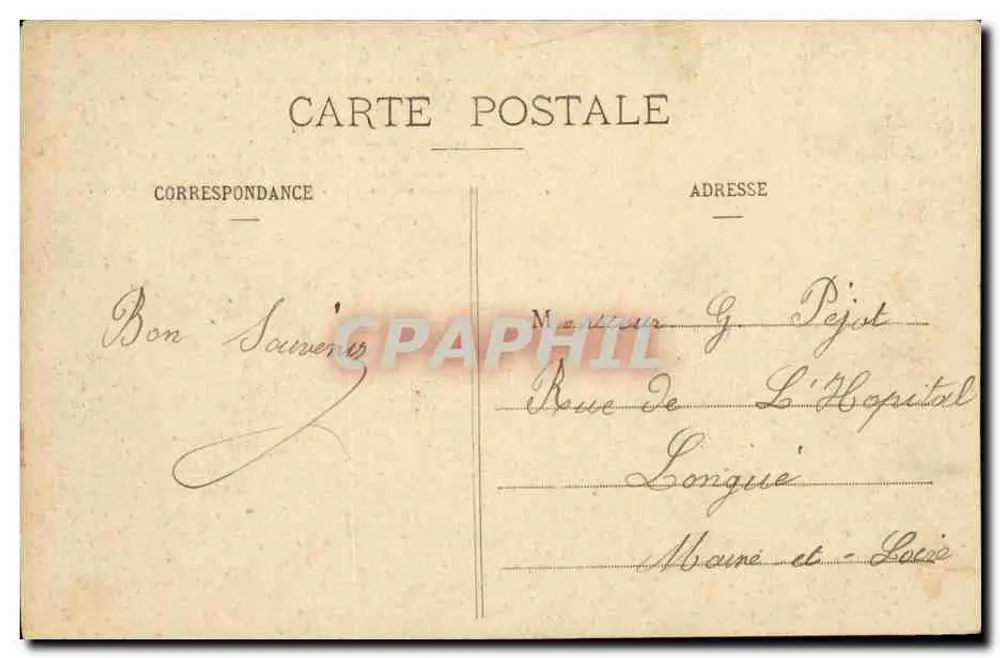 Angers - A Observatórios da Baumette - L. V., fot. - Verso