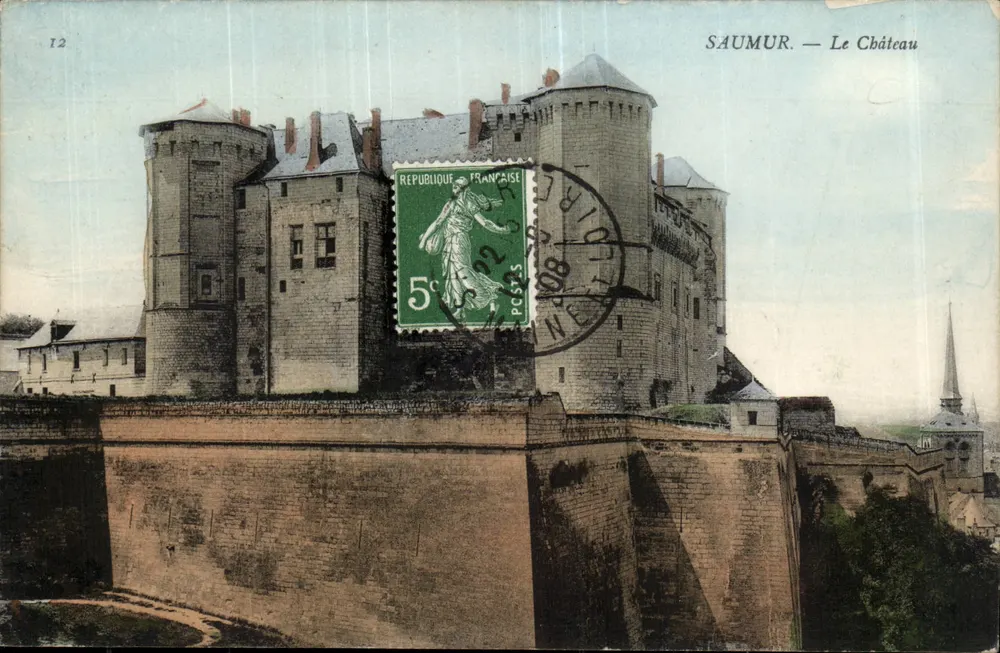 Saumur — O Castelo — Editor desconhecido, n° 12 - Frente