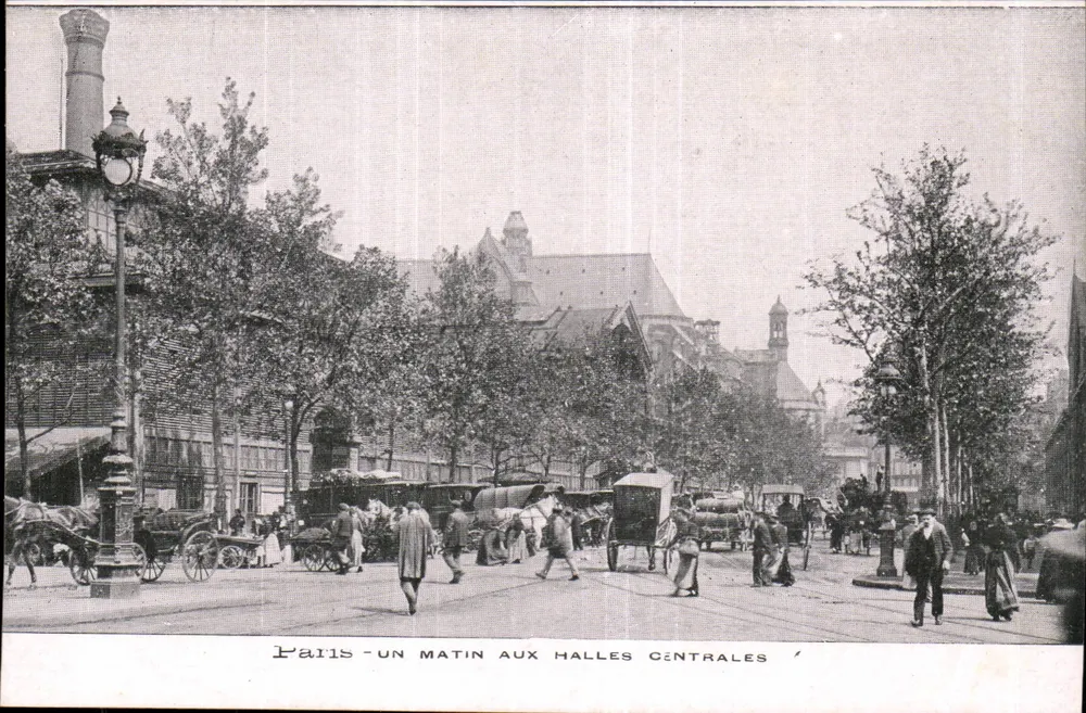 Paris — Uma manhã nas Halles Centrais — - Frente