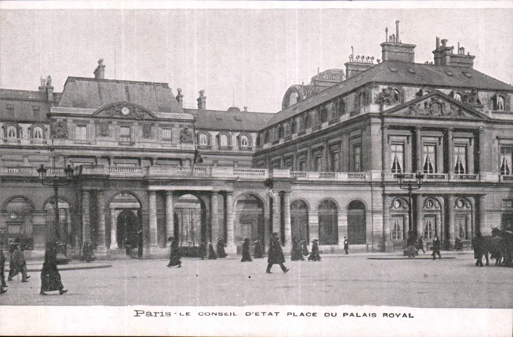 Paris - Le Conseil d'État, place du Palais Royal — éditeur non identifié - Recto