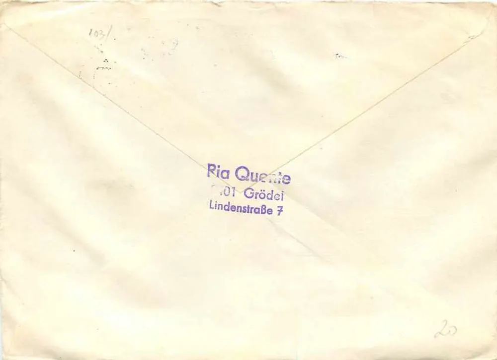Berlin — wystawa znaczków 1980 — 6. Briefmarkenausstellung der Jugend 1980 — wydawca nie widoczny - Rewers