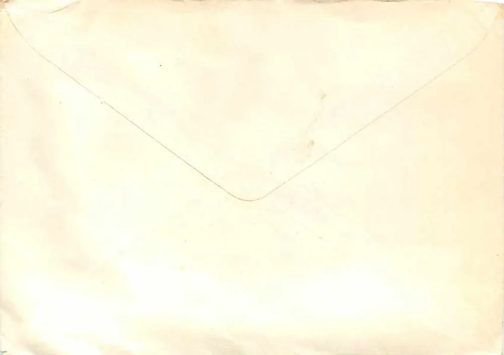 Carta recomendada enviada de Riga (R.S.S. da Letônia) para Belgrado (Iugoslávia) — selos soviéticos e carimbo 'ABNA PAR AVION' - Verso