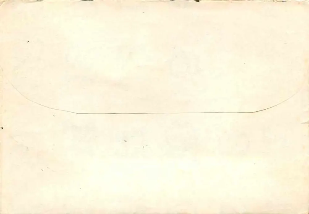 Carta postal aérea da Iugoslávia — selo soviético — editor Lieraja - Verso