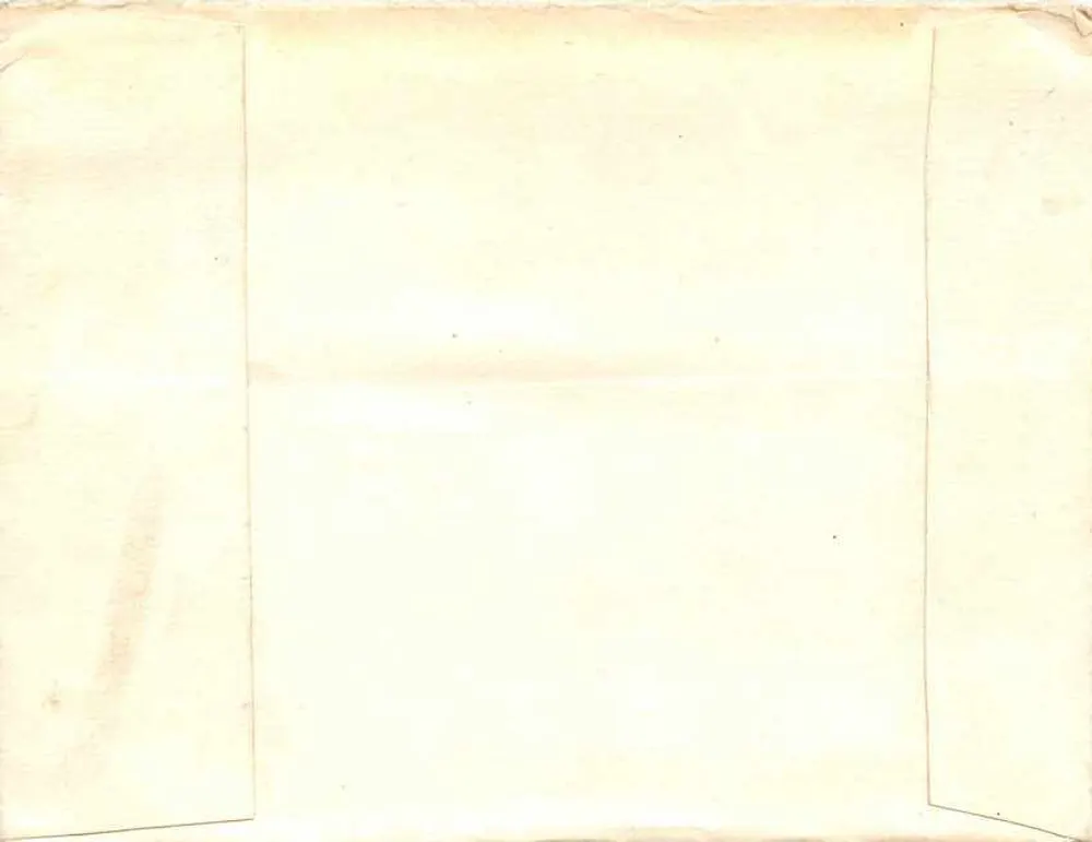 Envelope recomendado — Melitopol, Ucrânia — destino Iugoslávia - Verso