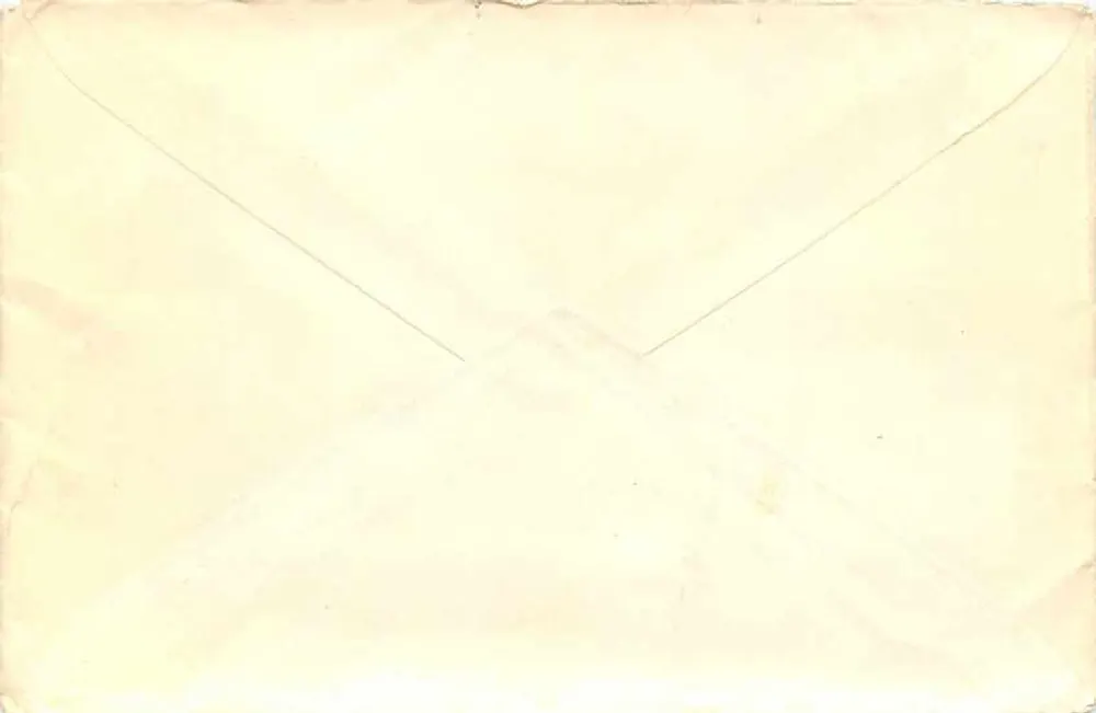 Carta postal recomendada — selos soviéticos — enviada de Moscou para Belgrado - Verso