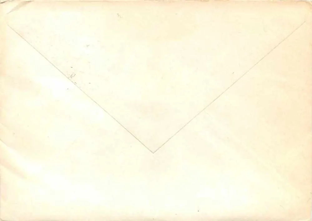Carte postale aérea de Monta para Belgrado — selos soviéticos e iugoslavos - Verso