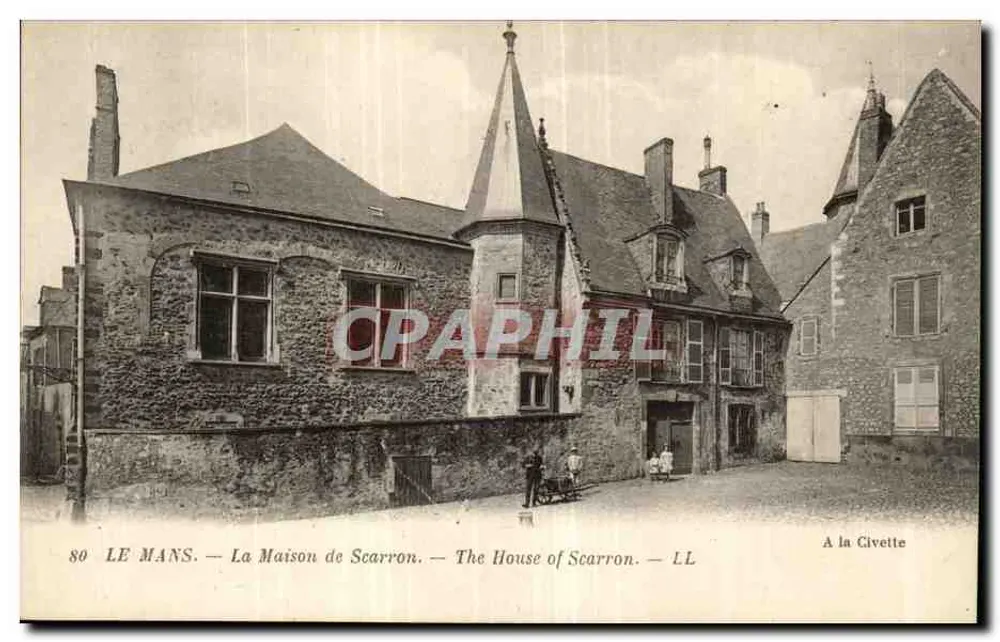 Le Mans — A Casa de Scarron — LL - Frente