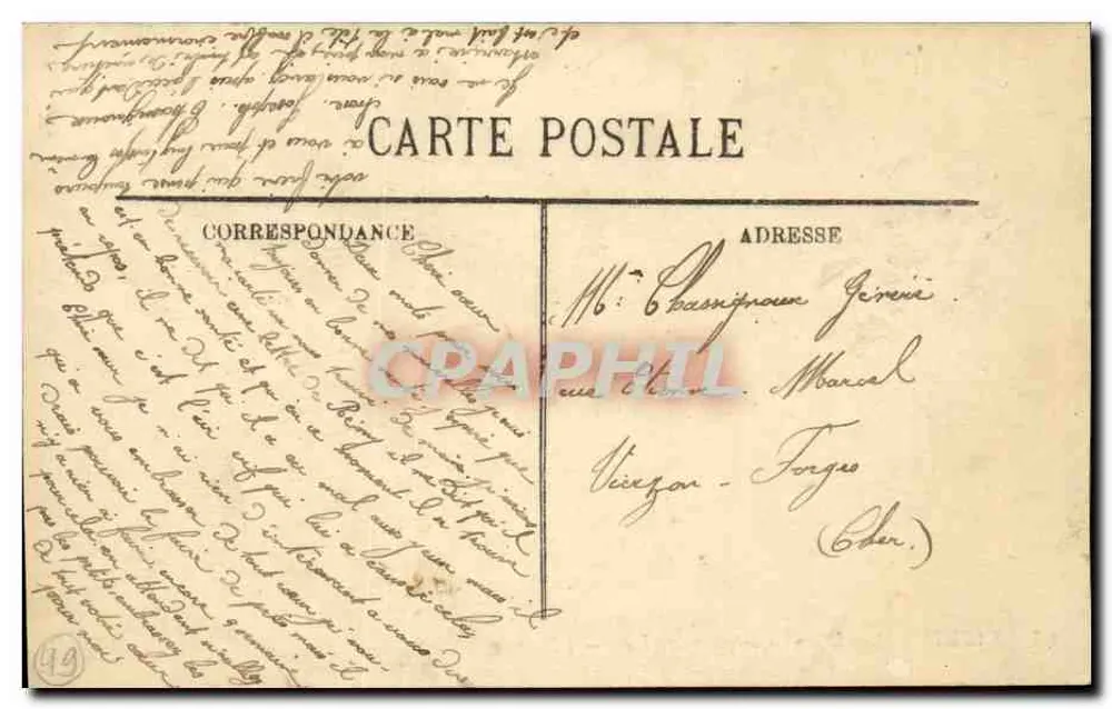 Saumur (M.-et-L.) — Vista geral (Leste) — LL. - Verso