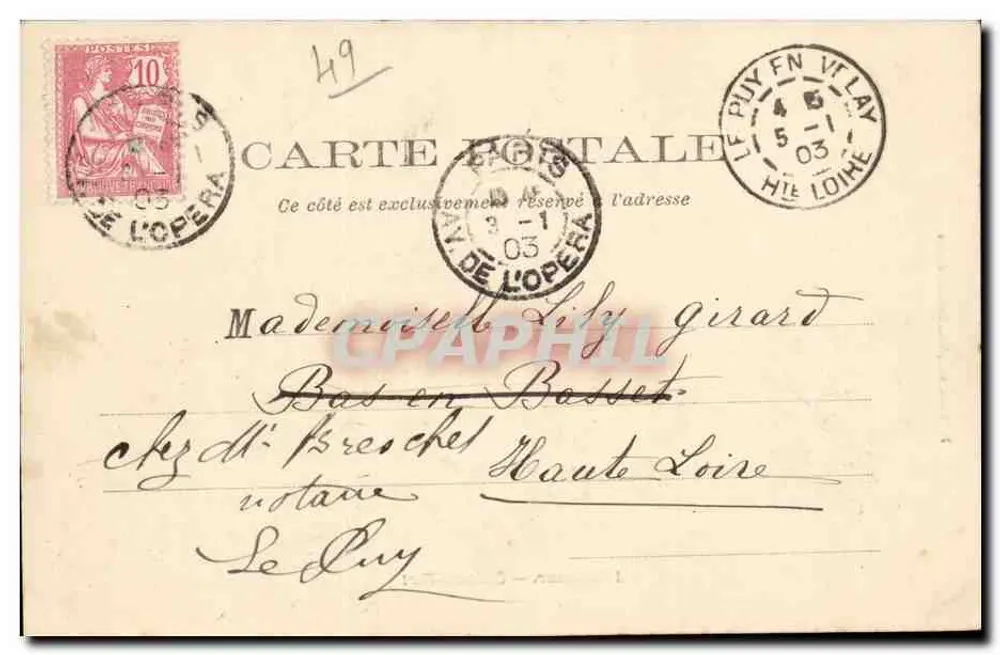 Saumur — Zamek Fortyczny — Fr. Vozloren, fot. Saumur, n°1 - Rewers