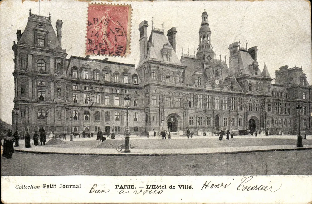 PARIS — L'Hôtel de Ville — Collection Petit Journal - Recto