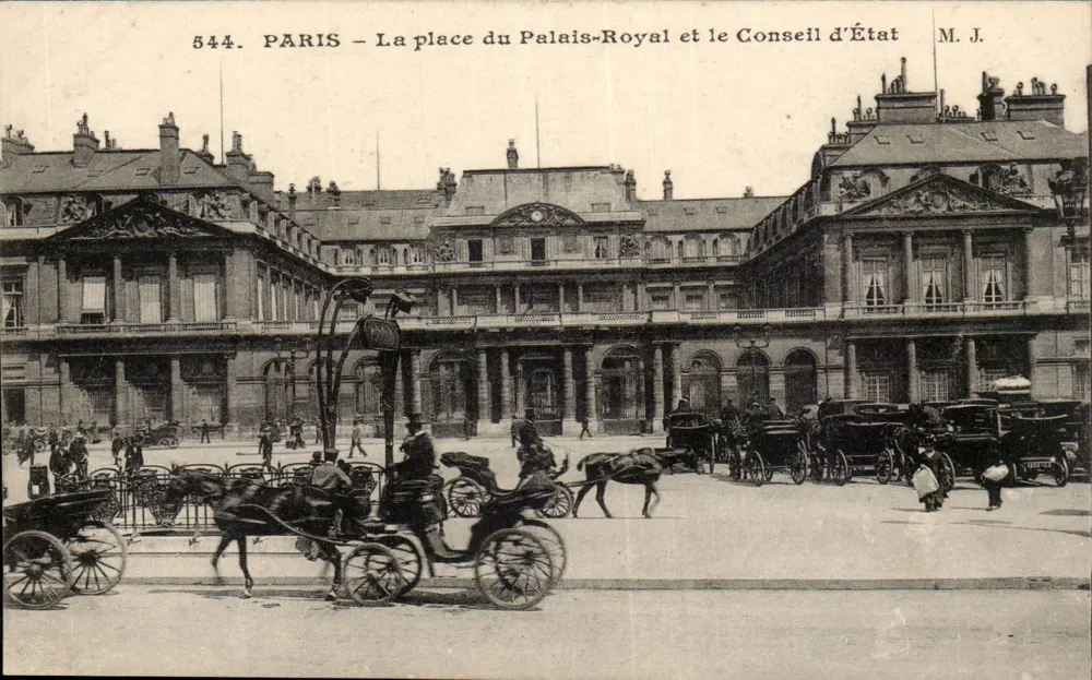 Paris — Place du Palais-Royal und Conseil d'État — M. J. n° 544 - Vorderseite