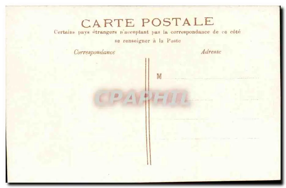 Paris. A Bolsa — vista do edifício com colunatas — Neuruzin & Fils, Fotógrafo - Verso