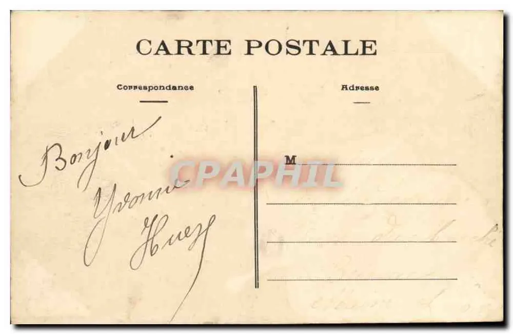 Candé (M.-et-L.) - Place du Caudry de Foire — Fototipia Vasselier, Nantes - Verso