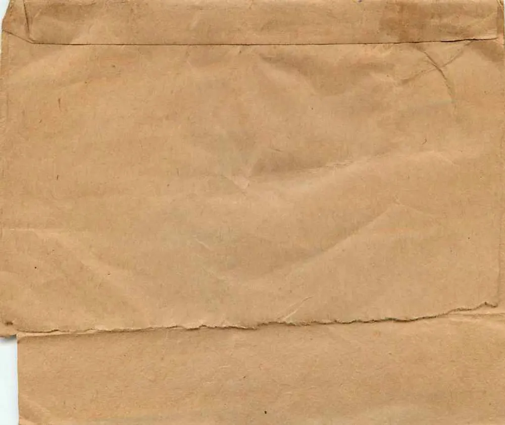 Napier — Briefumschlag mit Briefmarken und Stempel von Auckland — Seriennummer nicht sichtbar - Rückseite