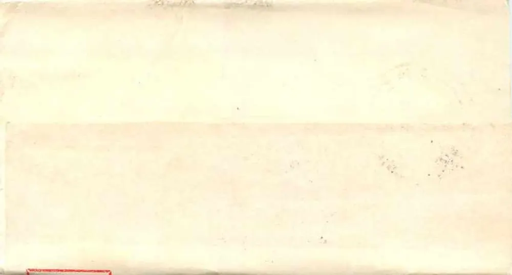 Neuseeland-Postkarte — gedruckter Text und Adresse — unbekannter Verlag - Rückseite