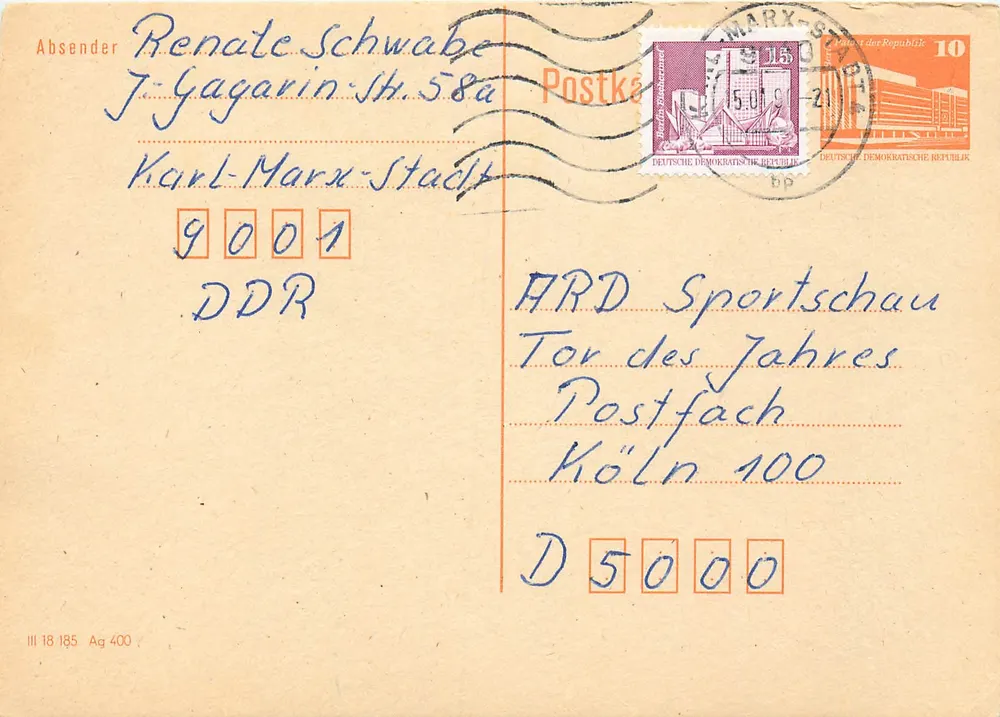 Tor des Jahres — ARD Sportschau — éditeur ARD, n° 9 - Recto