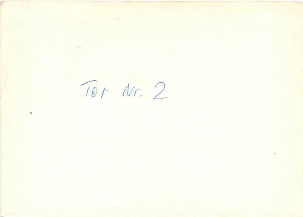 Tor Nr. 2 — Europäische Luftpostausstellung Lilienthal'91 — Verlag nicht sichtbar - Rückseite