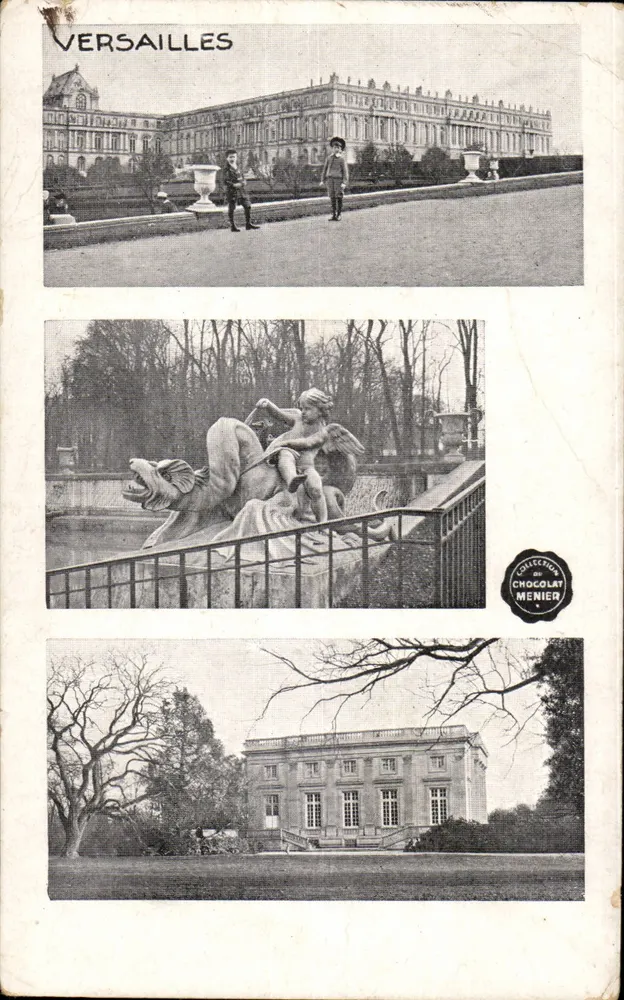 Versailles — Zamek i ogrody — Kolekcja Chocolat Menier - Awers
