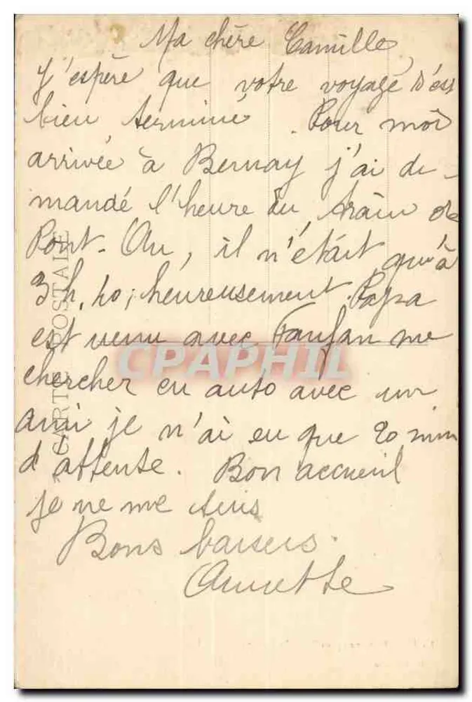 La Tour Romane (próximo a Pont-Audemer) — editor Cl. Eustache - Verso