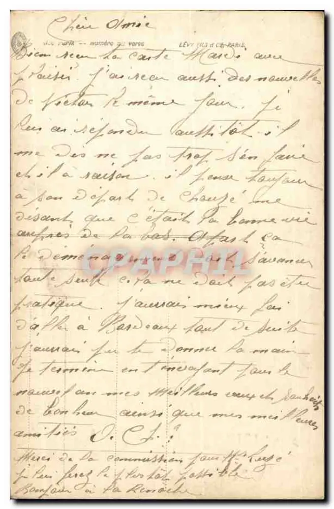 Soldat und Kind in Uniform — Annecy — Revanche 306 - Rückseite
