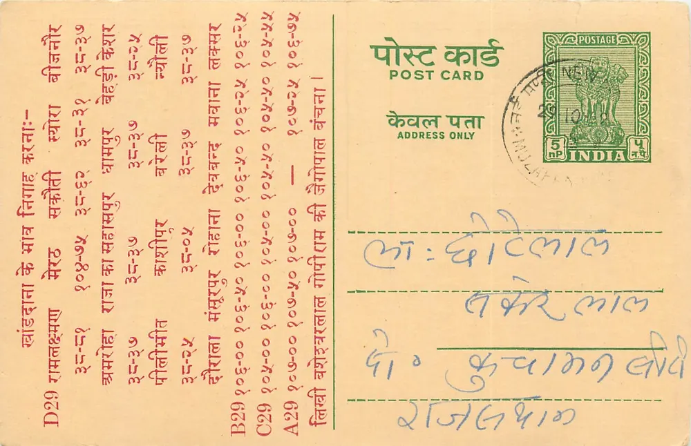 Lakshmi Narayan Ram Pratap — Dilsukh Rai Gobind Ram — Jaidurga (Hissar) — India - Voorkant