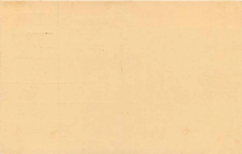 Carta postal indiana — verso — editor não visível - Verso