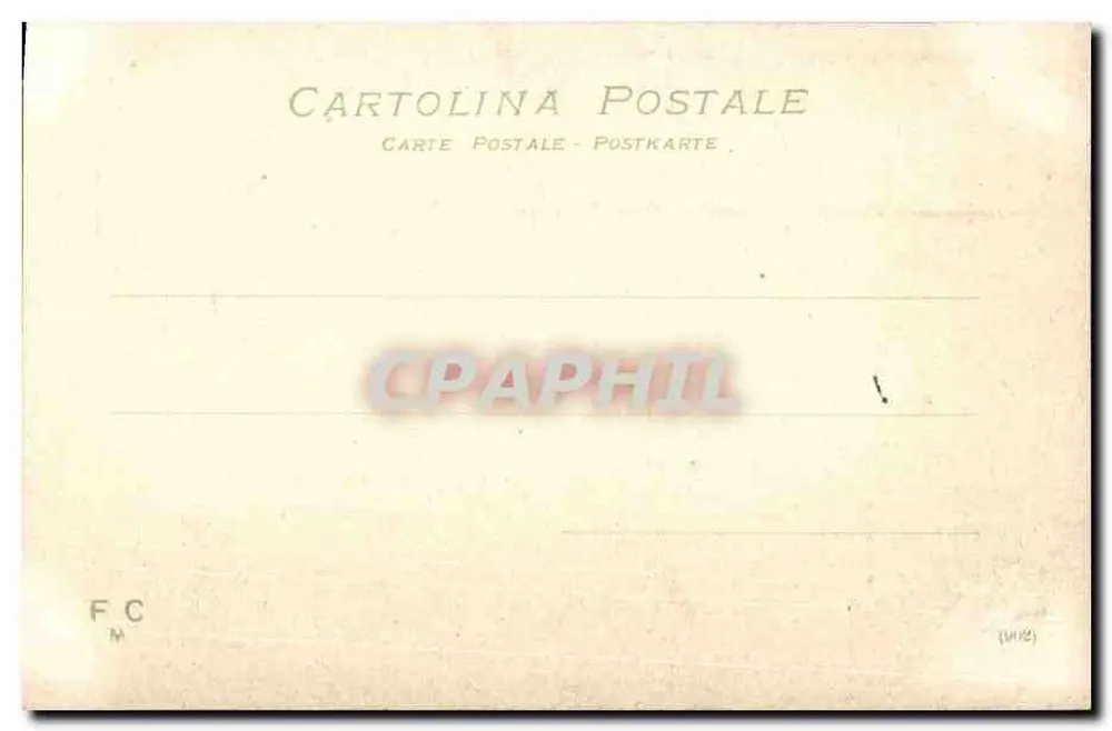 Genova - Palazzo Podestà — Ansicht des Palastes und seiner Gärten, Verlag Fotocromo - 1856 - Rückseite