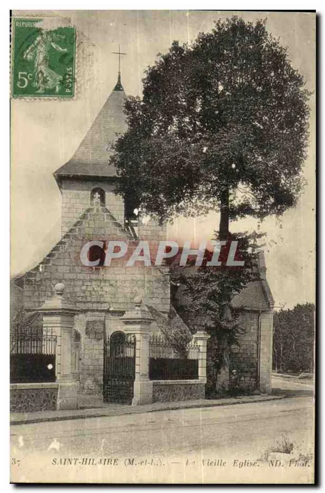 Saint-Hilaire (M.-et-L.) — La Vieille Église — ND. Phot. - Recto