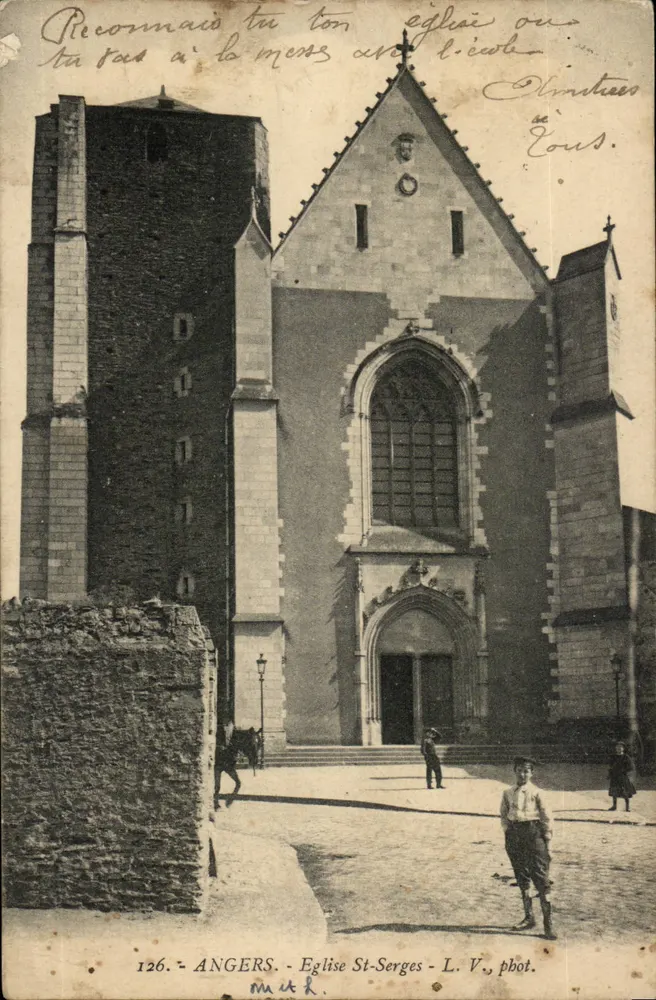 Angers - Igreja de São Serguei - L. V., fot. n°126 - Frente