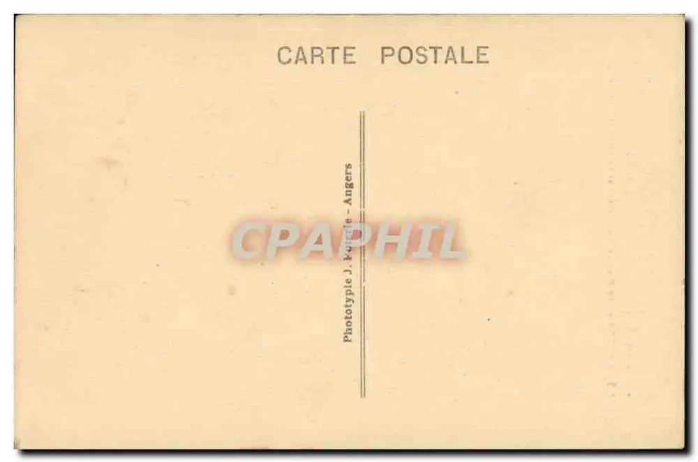 Angers - Les Ruines Toussaint et la Cathédrale — Phototypie J. Krugle, Angers, n°115 - Verso
