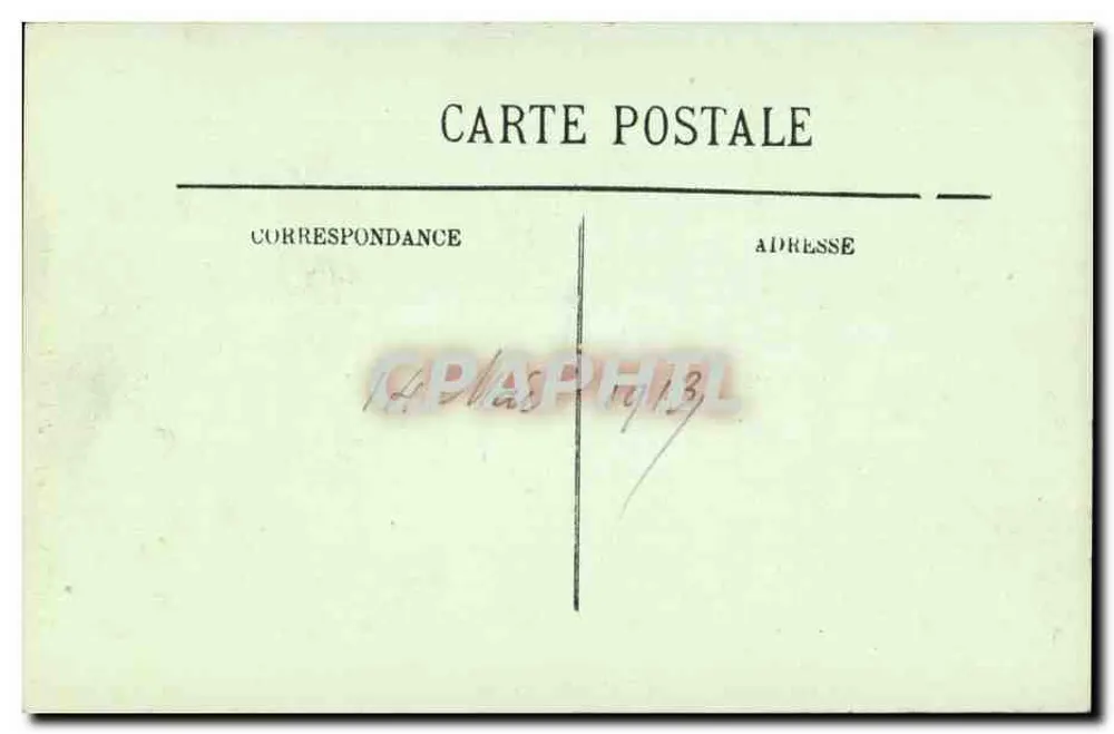 Angers — Portal da Catedral — LL. N° 192 - Verso