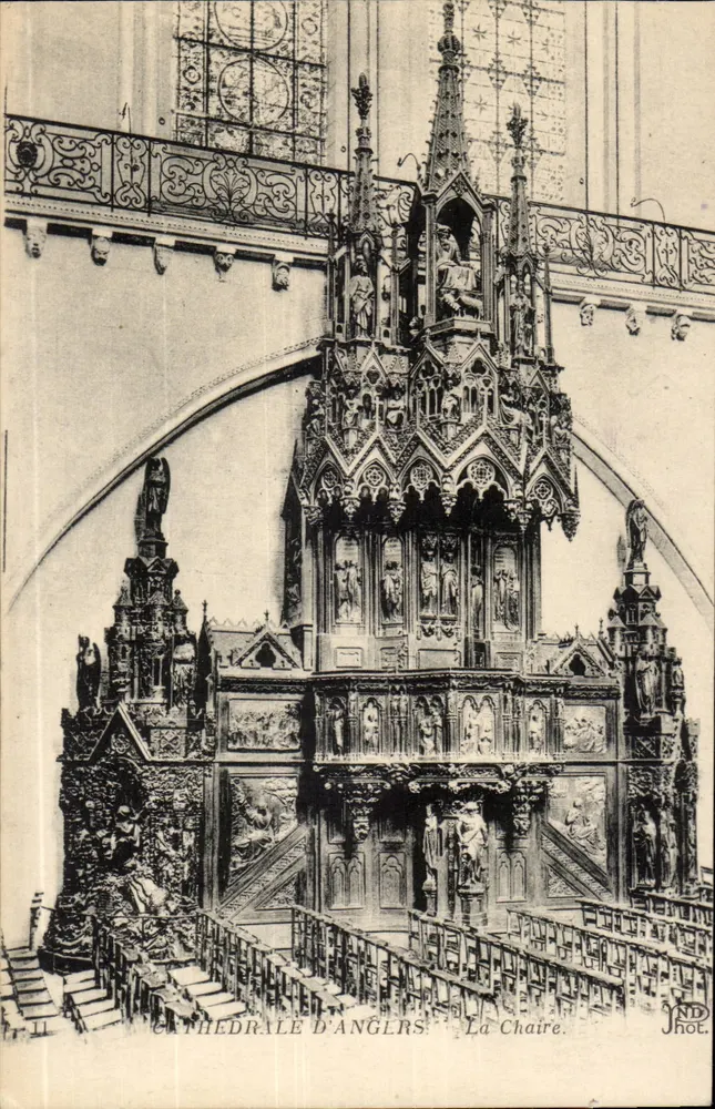 Catedral de Angers — A Cadeira — JND Fot. - Frente