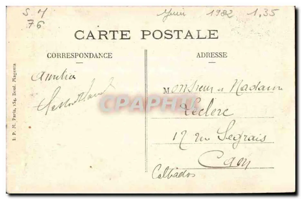 Caudebec-en-Caux — La Rosace — Edit. Pouchin-Perré - Verso