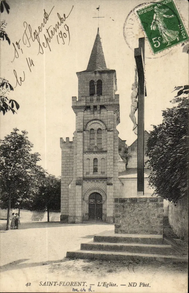 Saint-Florent — A Igreja — ND Phot. - Frente