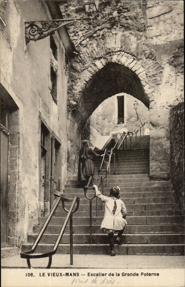 LE VIEUX-MANS — Treppen der Grande Poterne — Nr. 106 - Vorderseite