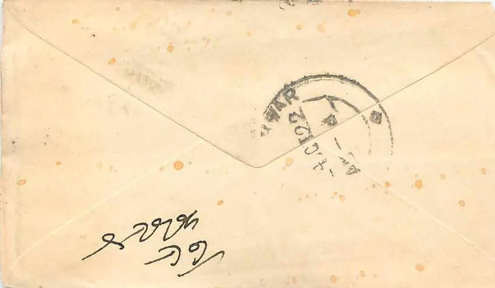Nagpur — Carta postal enviada em torno de 1911 — India Postage & F. Ltd. - Verso
