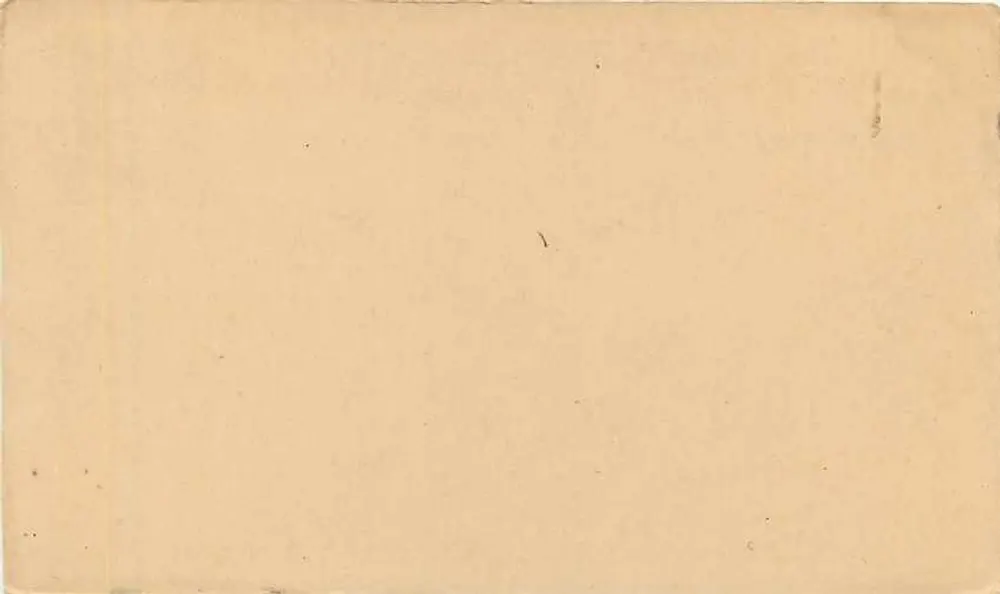 Travancore-Cochin — Anchal Card 4 Pies — Éditeur : Department of Post - Verso