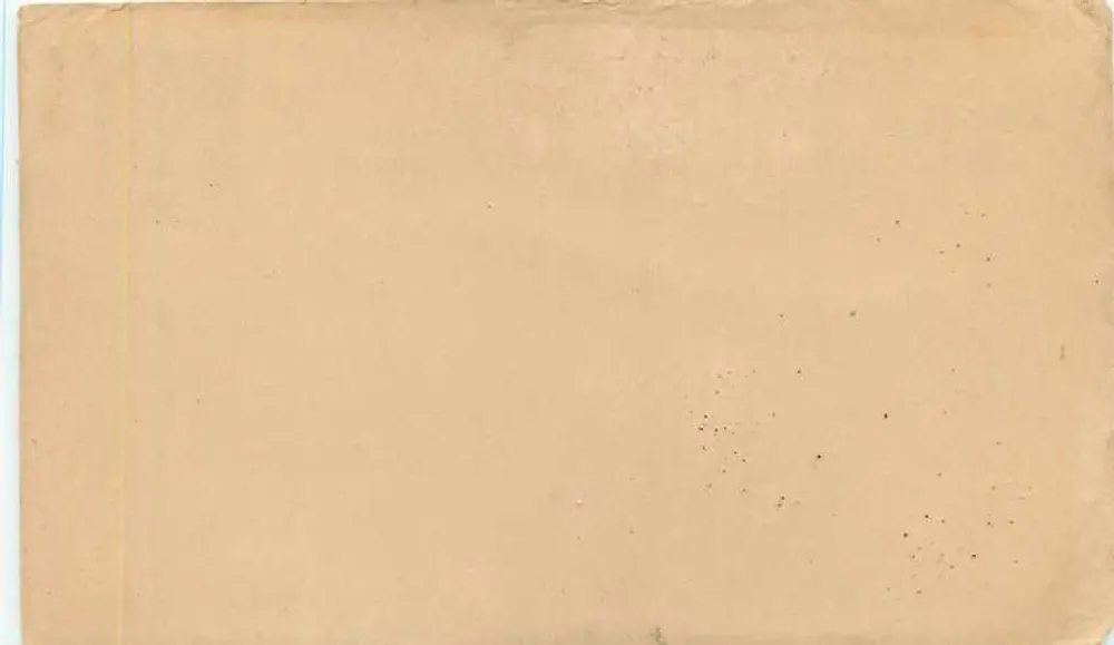 Travancore-Cochin — Anchal Card 4 Pies — Indian Posts and Telegraphs Department - Verso