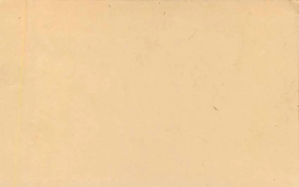 Carta postal dos Domínios do Nizam — Nizam's Dominions Card - Verso
