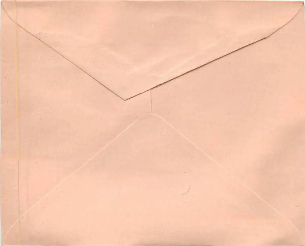 Sacco postale indiano — timbro espresso — 25 pence - Verso