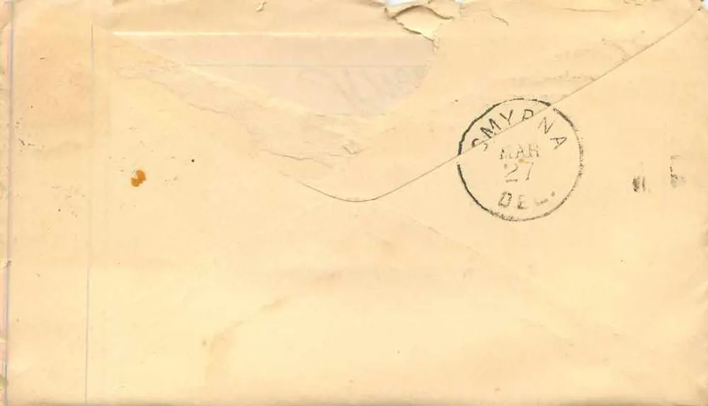Troy, N.Y. — H. W. Gordinier, Seeds, Agricultural Implements — 2-Cent-Stempel und Poststempel Troy, N.Y. 9-M 86 - Rückseite