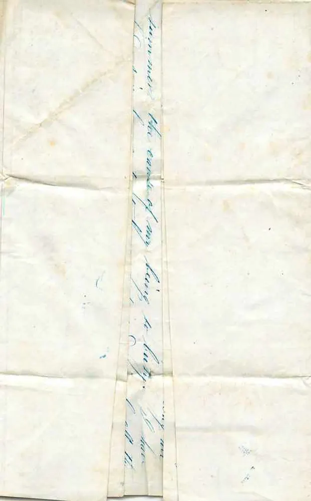 Brooklandville — correspondance manuscrite — sans éditeur ni numéro de série - Verso