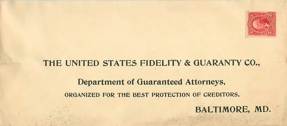 Baltimore, MD — United States Fidelity & Guaranty Co. — Department of Guaranteed Attorneys - Recto