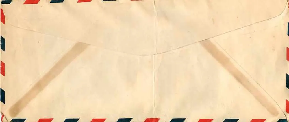 National Air Mail Week — Washington D.C. — United States Post Office - Rückseite