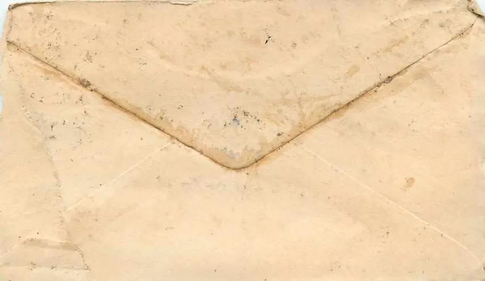 Bombay — correspondência para Bombay — editor desconhecido, número de série não visível - Verso